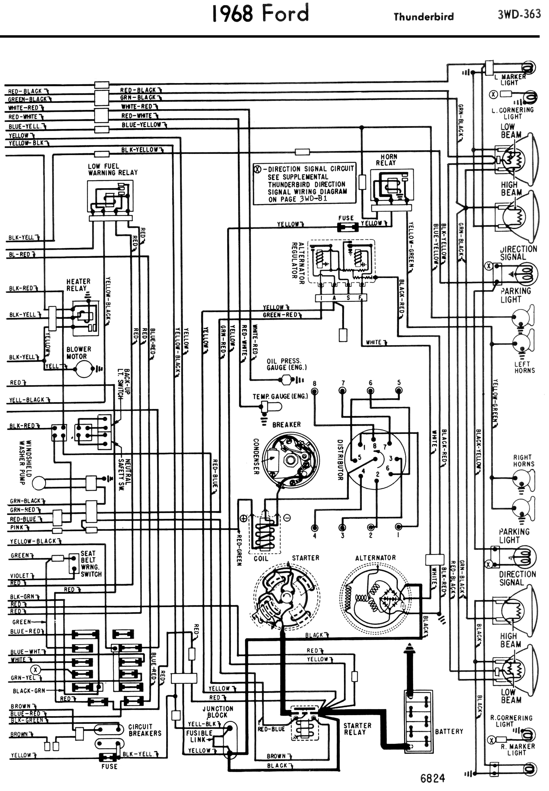 1958-68 Ford Electrical Schematics