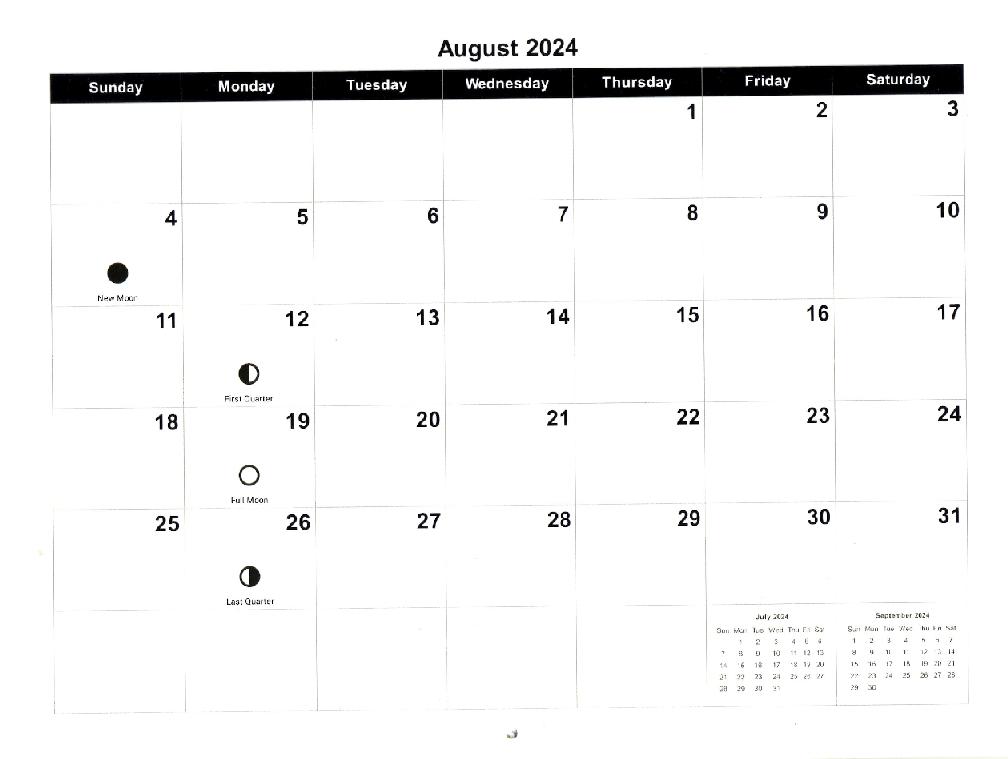 2024 Calendar