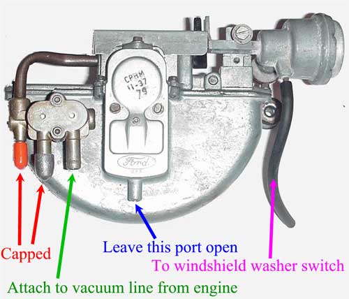 Ford vacuum wiper motor repair