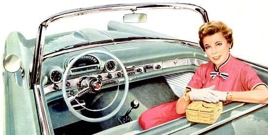 Image: 1955 Thunderbird interior