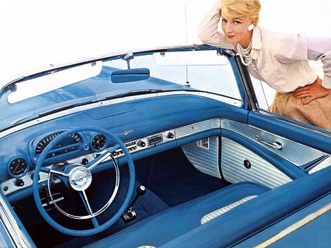Image: 1956 Ford Thunderbird interior