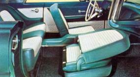 Turquoise and White Vinyl Interior (trim code 7X)