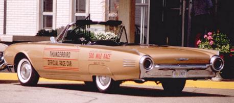 1961 Ford Thunderbird Convertible (restored with Official Pace Car graphics)