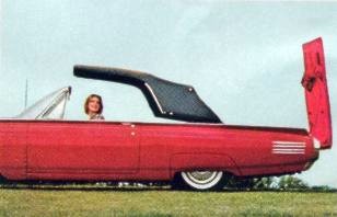 1961 Thunderbird Convertible: In less than a minute, you're ready to go!