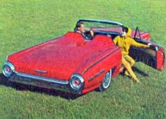 A four passenger convertible becomes a...