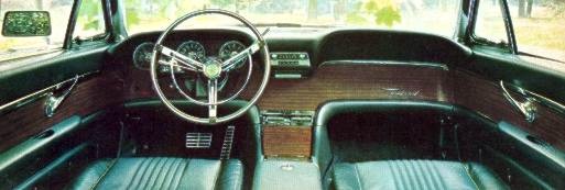 1963 Ford Thunderbird Landau with the look of Walnut paneling inside