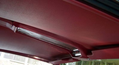 Image: 1966 Ford Thunderbird Town Landau molded headliner and overhead roof console