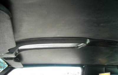 Image: 1966 Thunderbird Town Hardtop molded headliner and overhead roof console panel