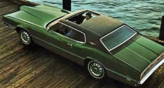 1971 Thunderbird Two Door Hardtop with Power Sunroof (optional vinyl roof required)