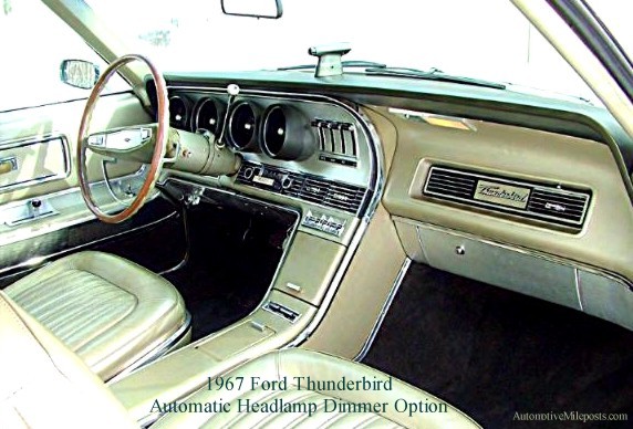Image: 1967 Ford Thunderbird with Automatic Headlamp Dimmer